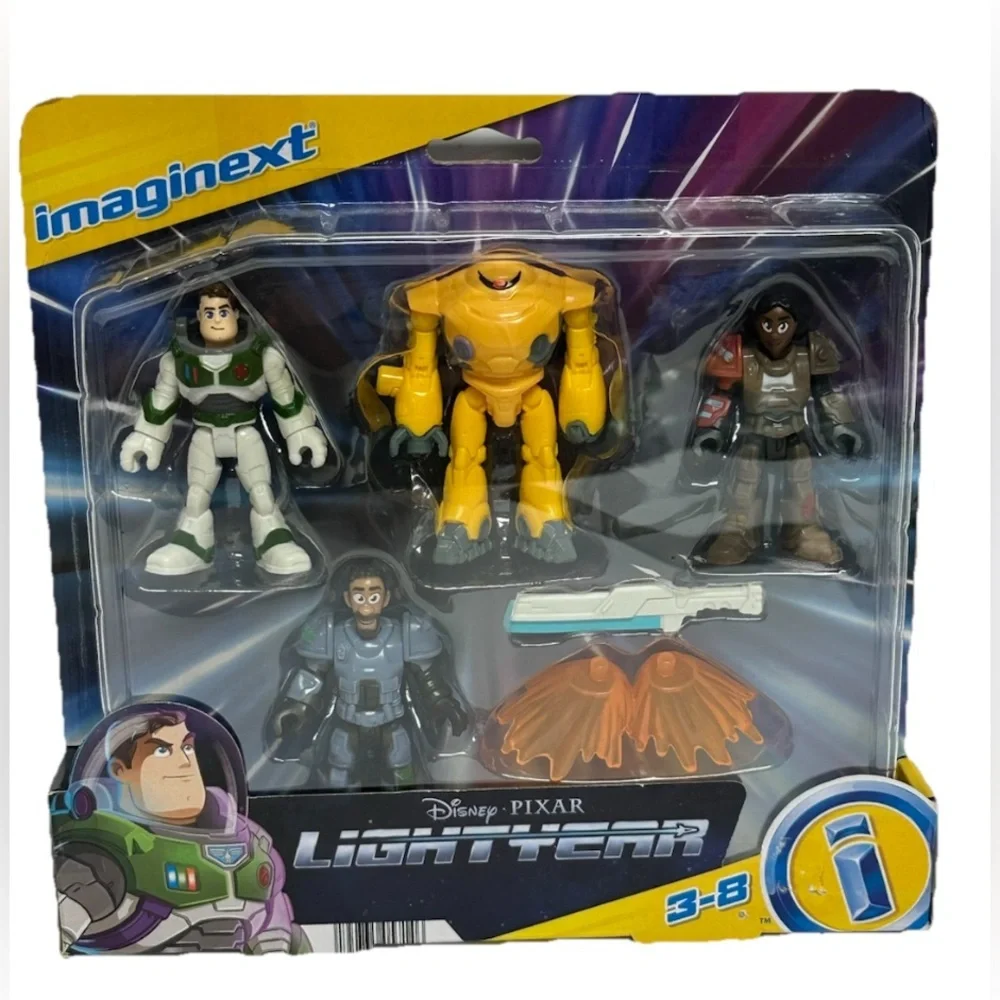 Imaginext Disney Pixar Lightyear Fisher-Price Action Figures HGT27 4 Pack NEW